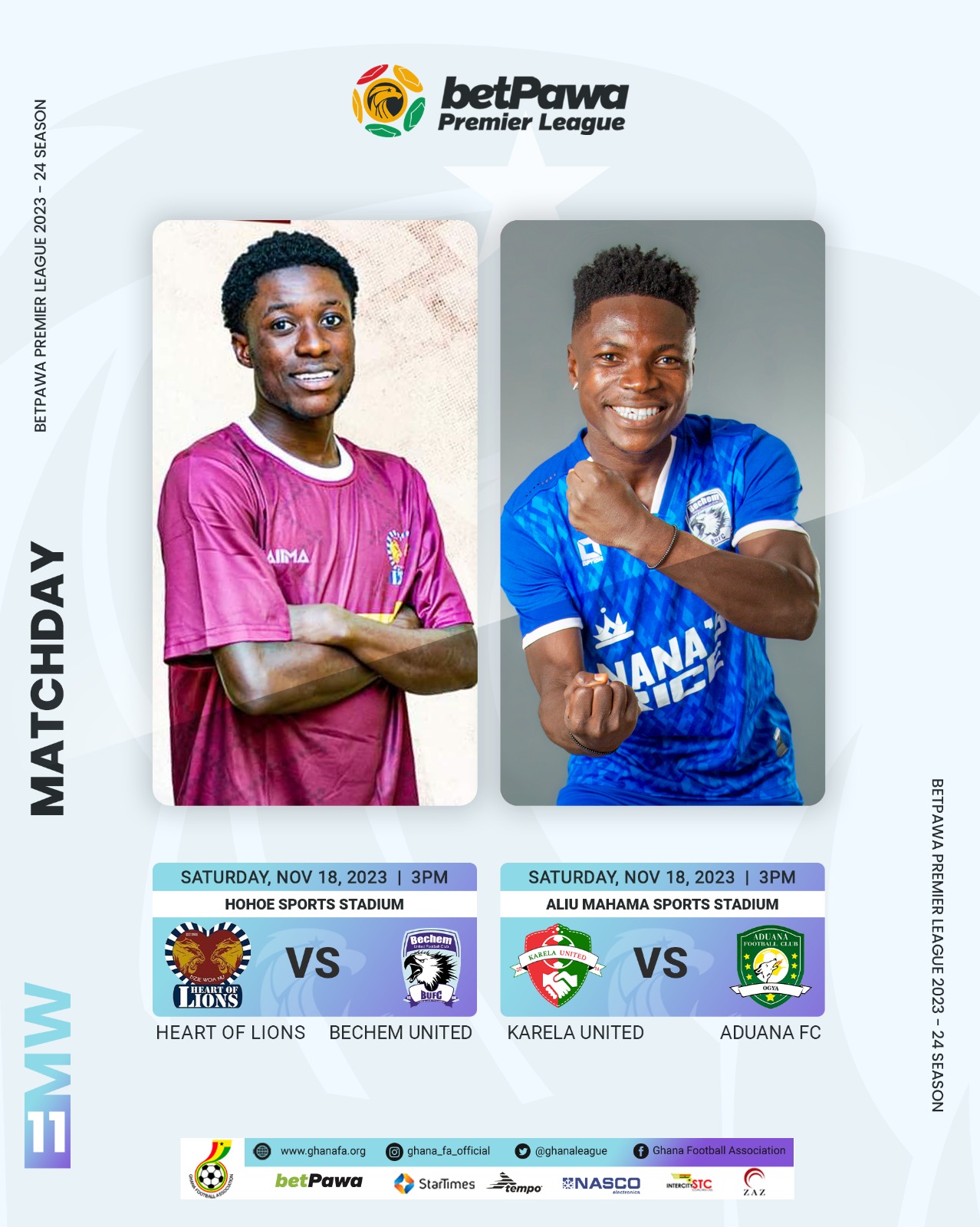Bottom placed Heart of Lions host Bechem United on Saturday