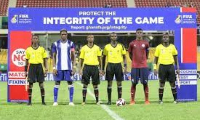 Match Officials for Ghana Premier League Matchweek 17