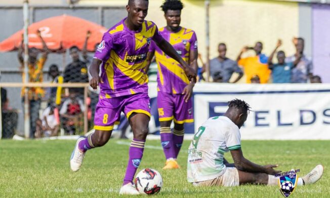 Reuben Hennessy scores late as Lions come from behind to draw with Medeama SC