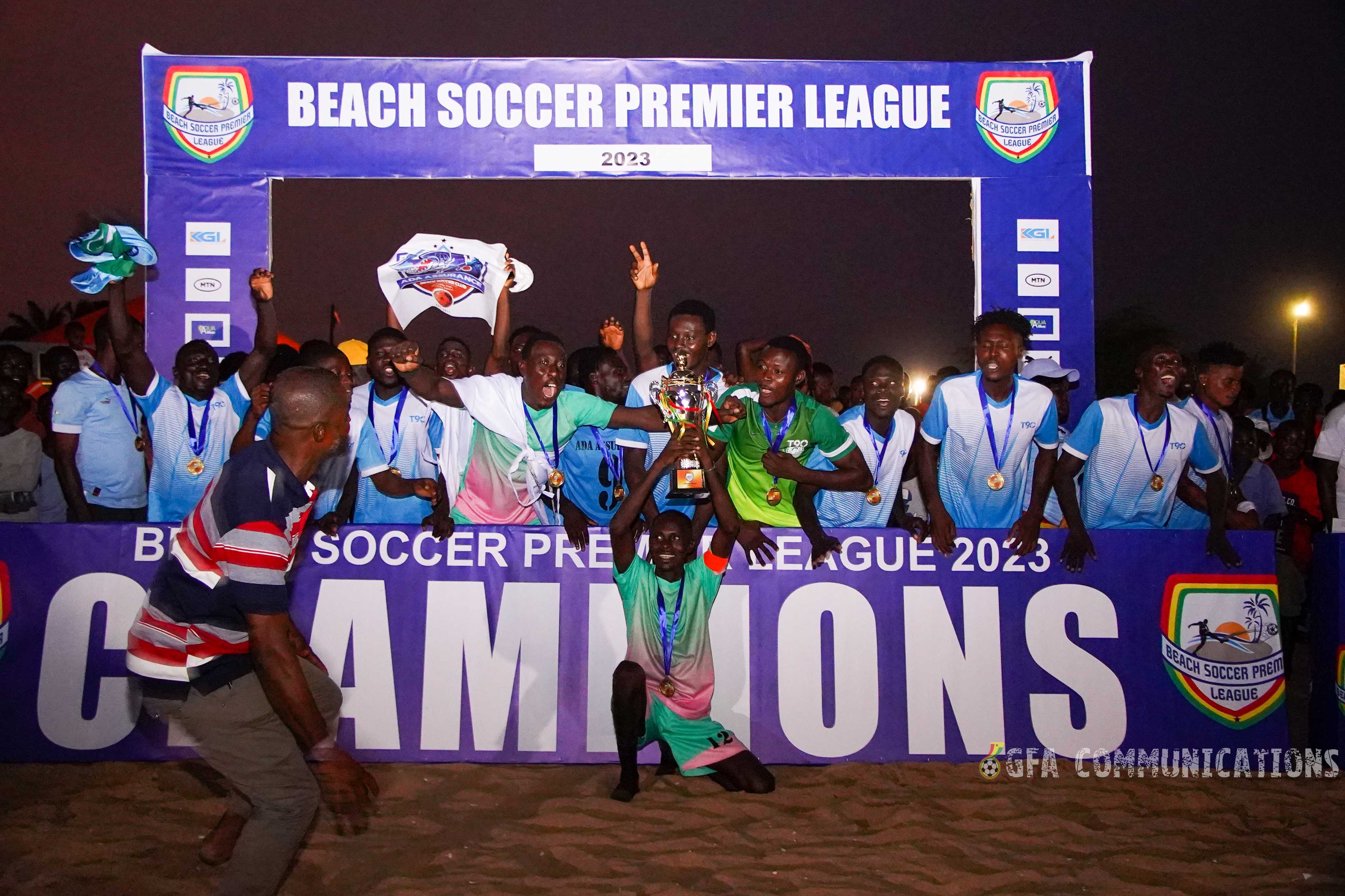 Ada Assurance BSC win 2022/23 Beach Soccer Premier League