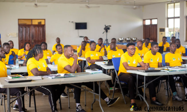 CAF Licence C Module II coaching course: Second batch of coaches begin 10-day training at Prampram