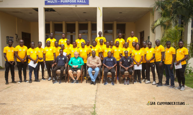 Football never stops progressing, keep updating yourselves- President Simeon-Okraku tells Licence C coaches