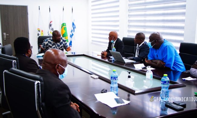 New Executives of Referees Association call on President Simeon-Okraku