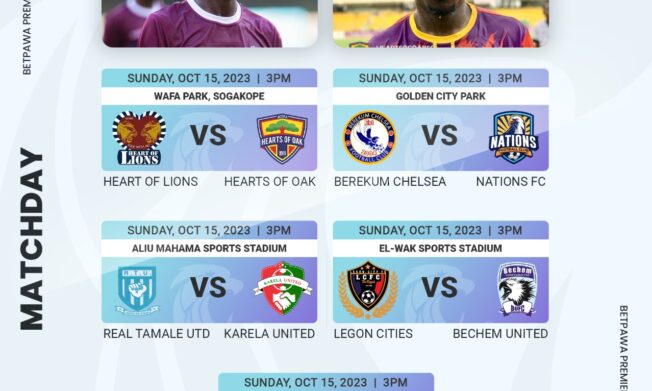 Heart of Lions face off with Hearts of Oak at Sogakope on Sunday